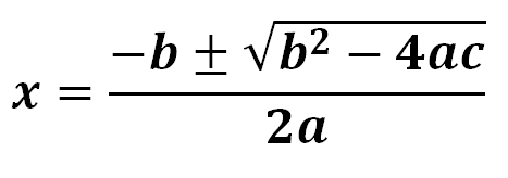 quadratic formula